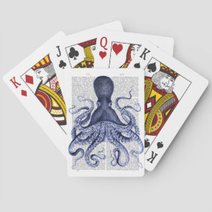 Blåbläckfisk Casinokort