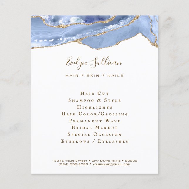 Blåbläckfisk Flygblad (Framsidan)