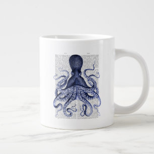 Blåbläckfisk Jumbo Mugg