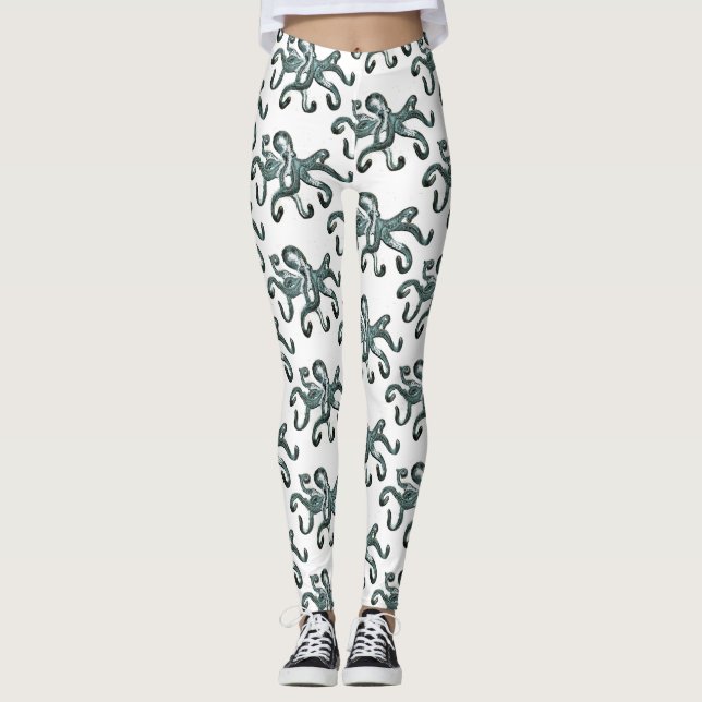 Blåbläckfisk thunder_Cove Leggings (Framsida)