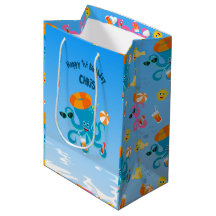 Blåbläckfisk under Sea Boy-Födelsedagsfesten