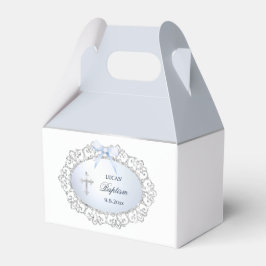 Blåbladig bläckfisk från silver Glitter Presentaskar