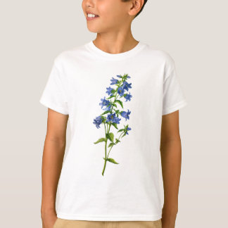 Blåbladig blädblomma från naturen tee