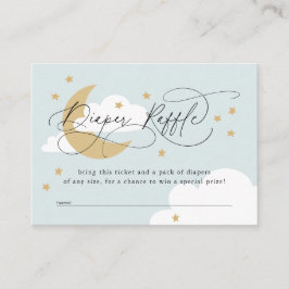 Blåblagad daggregat för måne och stjärnor tilläggskort