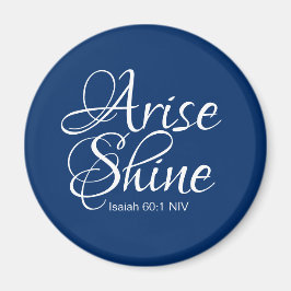 Blåblåinspirationshärde och Shine Christian Magnet