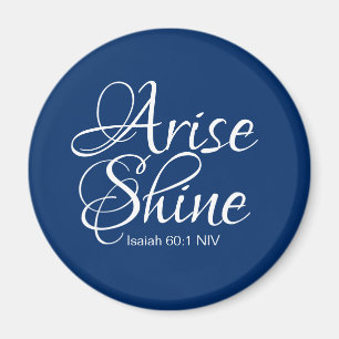 Blåblåinspirationshärde och Shine Christian Magnet