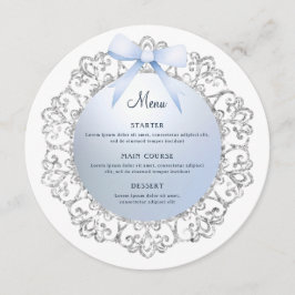 Blåblaj silver i Ram Meny