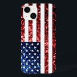 Blåblåskärmsglitter i USA flagga glitter<br><div class="desc">USA flagga i röd och blå faux sparkles glitter. Vi användor bilder på gnistor och inte på glitter.</div>