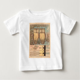 Blåblått barn i vintage t shirt