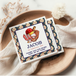 Blåblått baskeboll Barns födelsedag Party Pappersservett