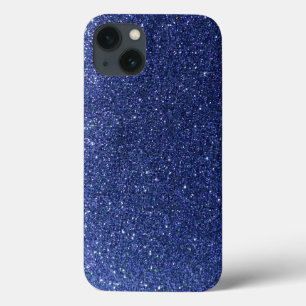 Blåblått Glitter Ombre Sparkles Modern Girly Glam