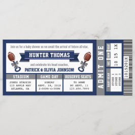 Blåblått, Grått, inbjudan till babyskor för sport