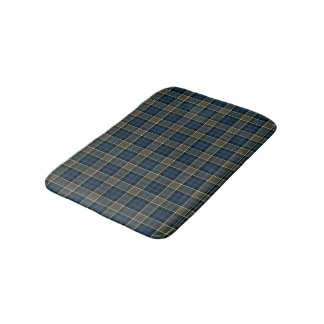 Blåblått, Grönt och Röda skotska tartan Badrumsmatta