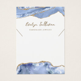 Blåblått halsband visning kort