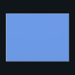 Blåblått i färg vykort<br><div class="desc">Blåblått färg 6495ED</div>