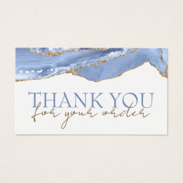 Blåblått kort tack för rabatt