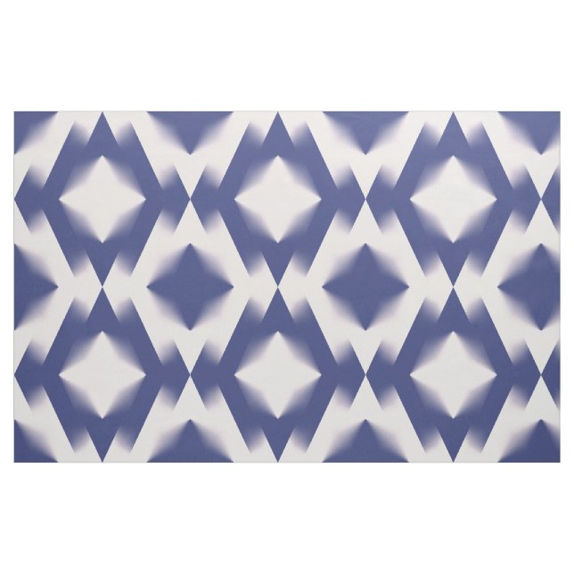 Blåblått och Rosa Diagonal Färg Block Ombre Tyg (Fat Quarter)