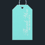 Blåblåturkos akva blå bröllop presentetikett<br><div class="desc">Blåblåturkos-akvabilinbjudningar. Trendigets turkos-bröllop gynnar en chic teal blue bröllopsmottagning party. Aqua Blue bröllop spara datum och teal Blue bröllopet.</div>