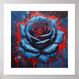 Blåblodet Måne-Ro Poster