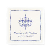 Blåblöjor av hand plockade bröllop