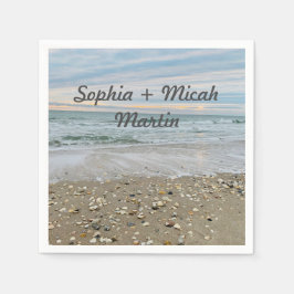 Blåblöjor från snäcka pappersservett