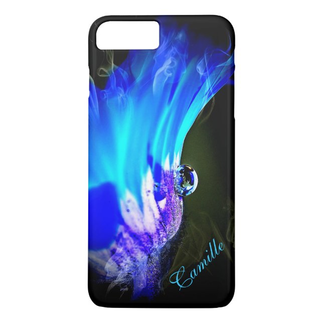 Blåblomma B/Vatten Släpp iPhone 7 Plus Fodral Case-Mate iPhone Skal (Baksida)