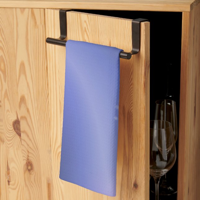 Blåblomma Blå Kökshandduk (Thirds Fold)