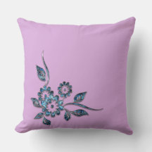 Blåblomma, smycken, dekorativ dekorativ dekoration