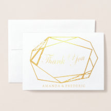 Blåblomma TACK-Bröllop-kort för geometrisk fyllnin