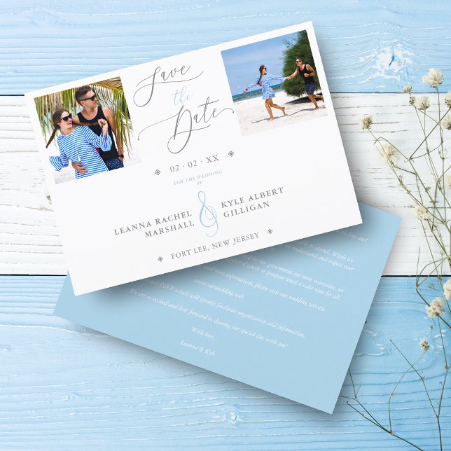 Blåblommor 2 Foton sofistikerade Bröllop (Skapare uppladdad)