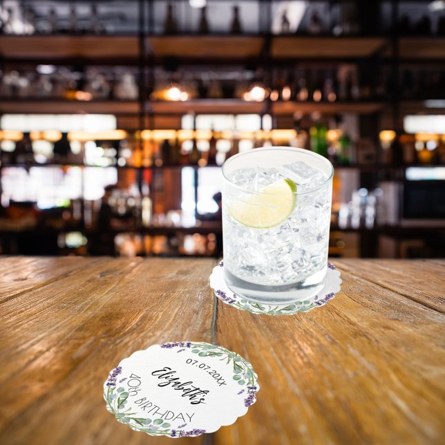 Blåblommor, eucalyptus greeneri underlägg papper (Skapare uppladdad)