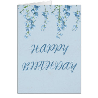 Blåblommor OBS Kort