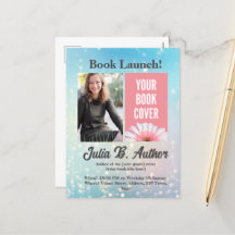 Blåbokeh Author Bok Launch-inbjudan