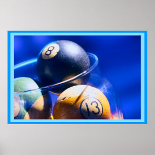 Blåbokstävling Poster
