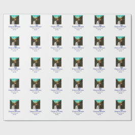 Blåböld till 40-årsdagen bröllop presentpapper