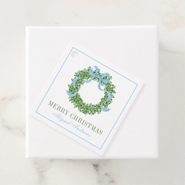 Blåbölja Blåsägen Gåvor Etiketter (På plats)