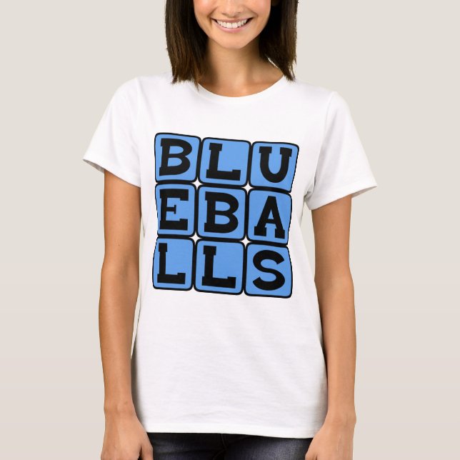 Blåbollar, Blå bollar T-shirt (Framsida)