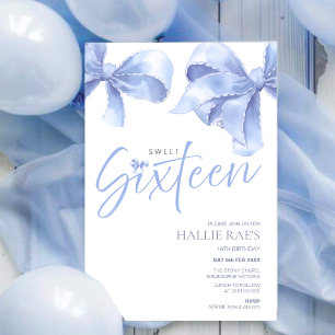 Blåböns inbjudan till Sweet sixteen, 16:e födelsed
