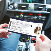 Blåbordspass för flotta Biljett Bröllop