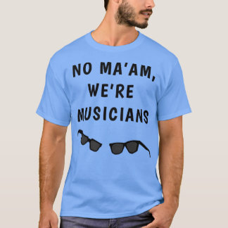 Blåborrar utan maam var musiker t shirt