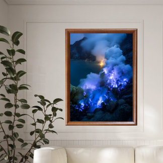 Blåbrand Poster