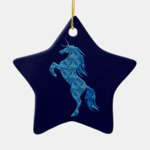 Blåbrandsstjärnan i Unicorn Ornament