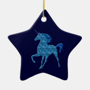 Blåbrandsstjärnan i Unicorn Ornament