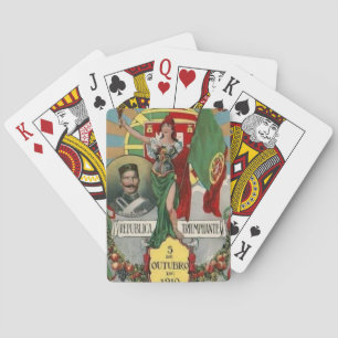 Blåbricka i Portugal Casinokort