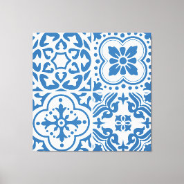 Blåbrickor 2 canvastryck