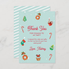 Blåbröd Hus Juldagen Tack Kort