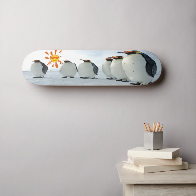 Blåbröder i Orange Mini Skateboard Bräda 18,5 Cm (Väggkonst (Horz))