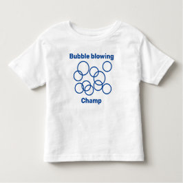 Blåbubblor, söta, bubbelblåsare t shirt