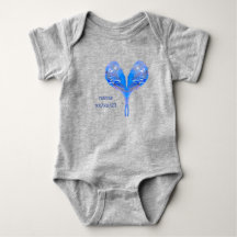 Blåbudgie baby bodydress