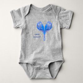 Blåbudgie baby bodydress t shirt